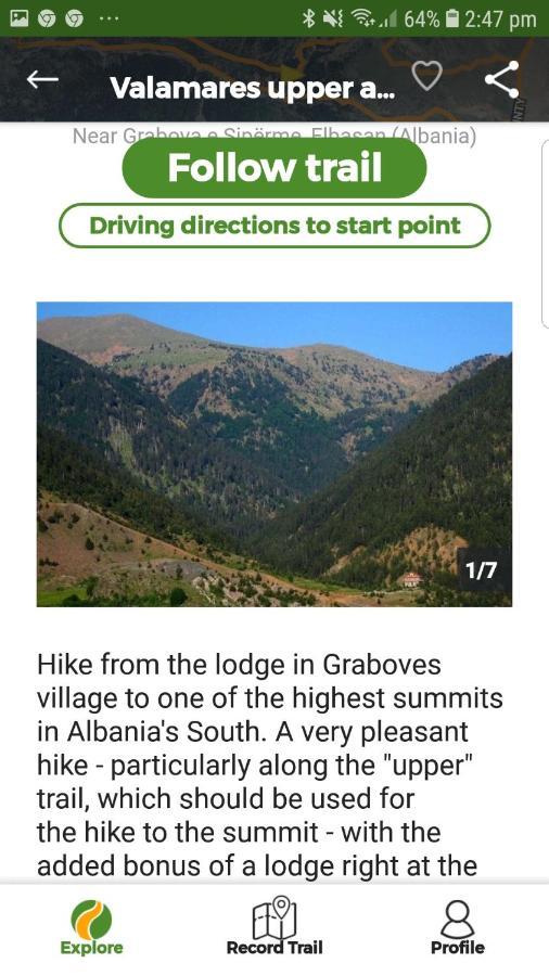 Hotel Grabova Grabove e Siperme エクステリア 写真